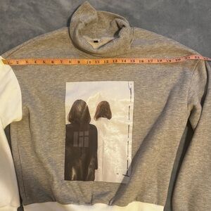 Gray and Cream Women’s Sweater